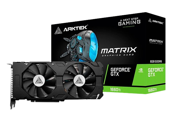 TARJETA DE VIDE ARKTEK GTX 1660 6GB GDDR5 VR READY
