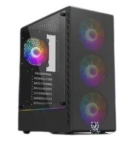 CASE GAMER, COOLMARK, APEX BLACK 4 FAN SIN FUENTE	